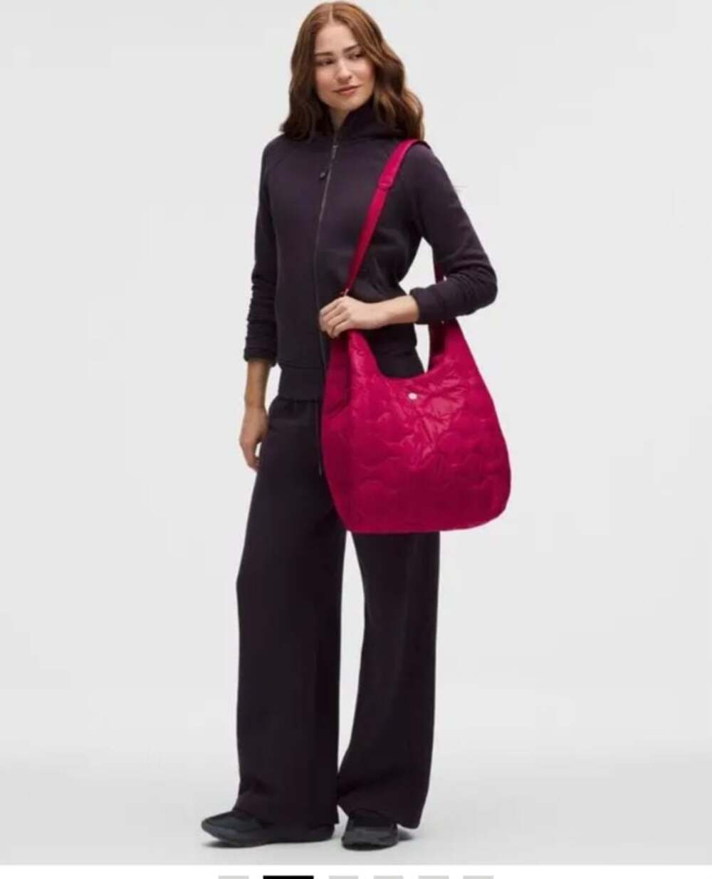 Lululemon Quilty Pleasures Shoulder Bag 14L in Berry Rumble $148 MSRP